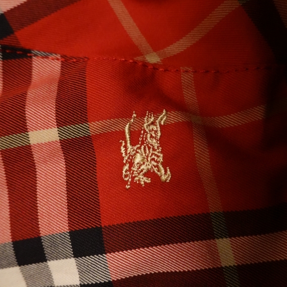 BURBERRY LONDON Red Plaid Sleeveless Dress, size 38 - Picture 3 of 4